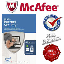 mcafee® internet security 2017, 3-device, for pc/mac, 1-year subscription,
